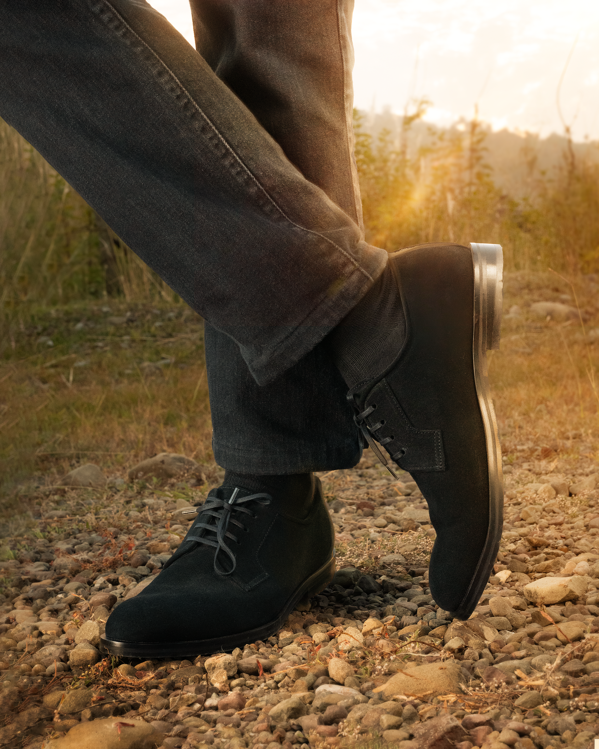 Black Suede Shoes for Men