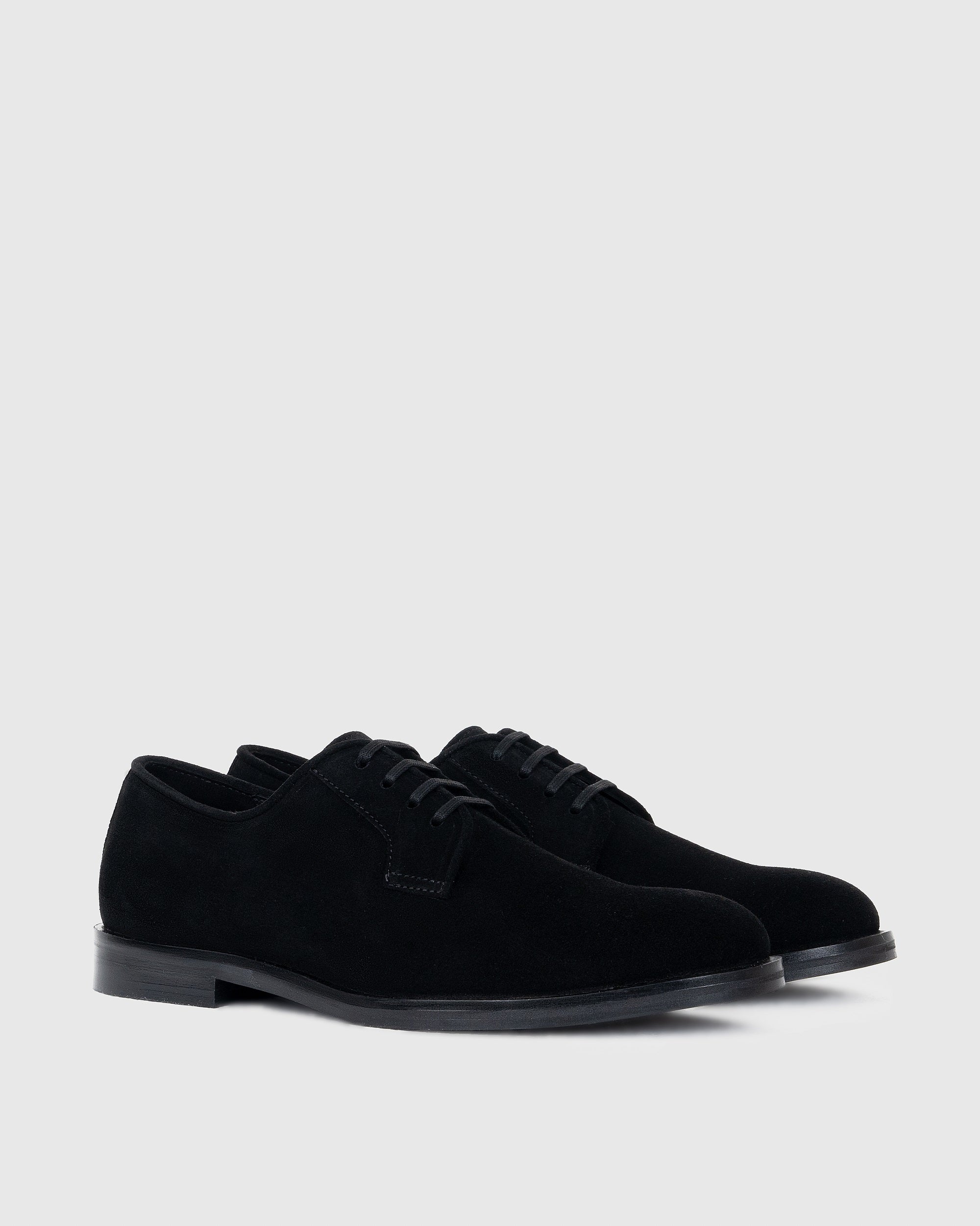 Black Suede Derby