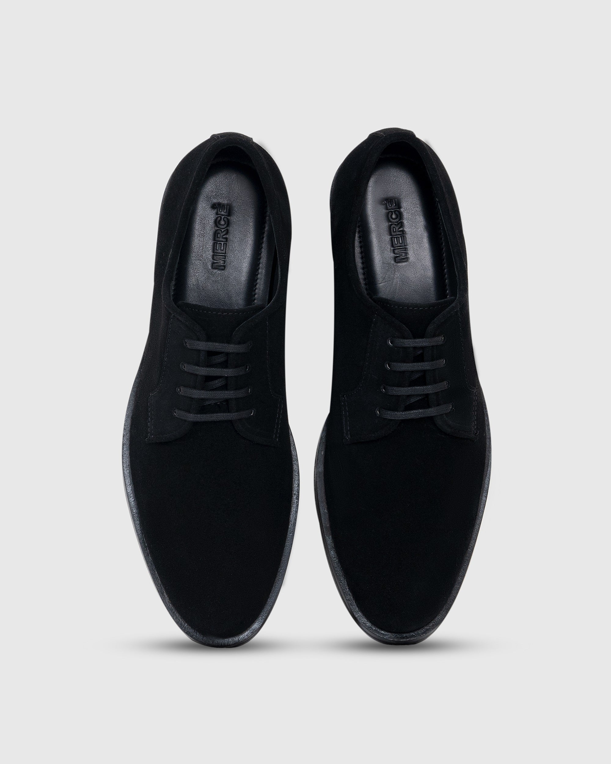 Black Suede Derby
