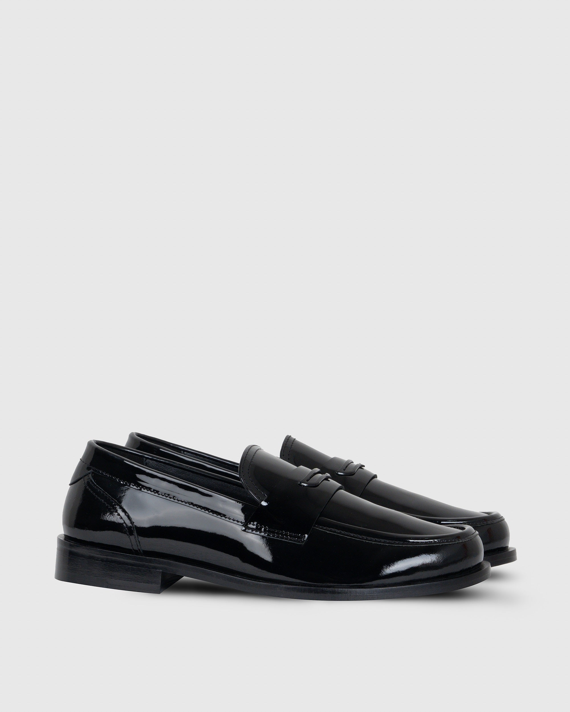 Black Patent Moccasin