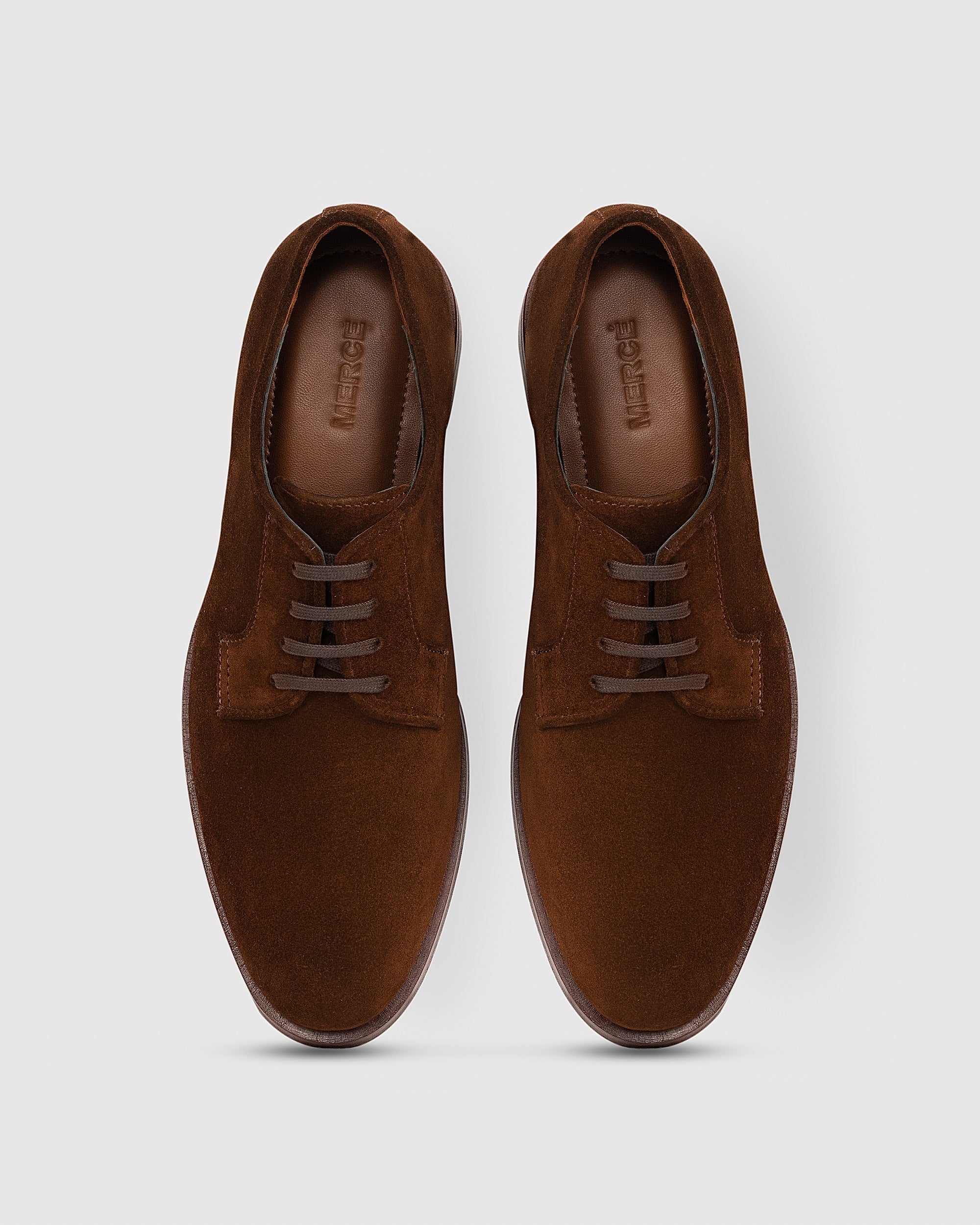Brown Suede Derby