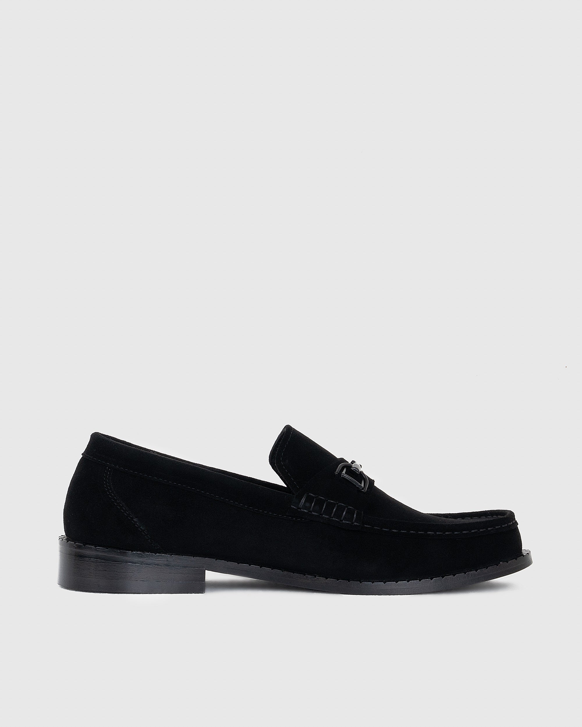 Black Suede Moccasin
