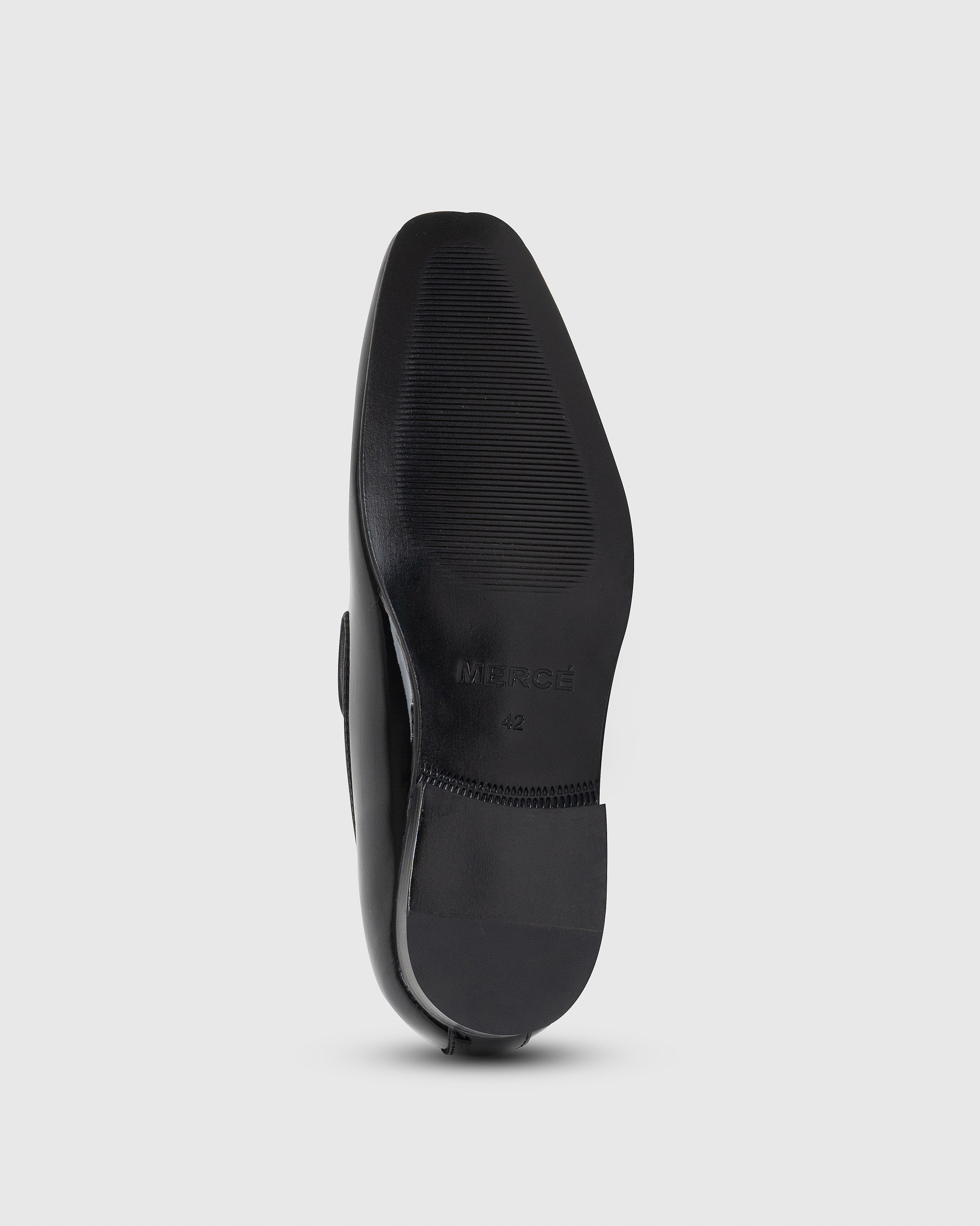 Black Patent Square Toe Slip On