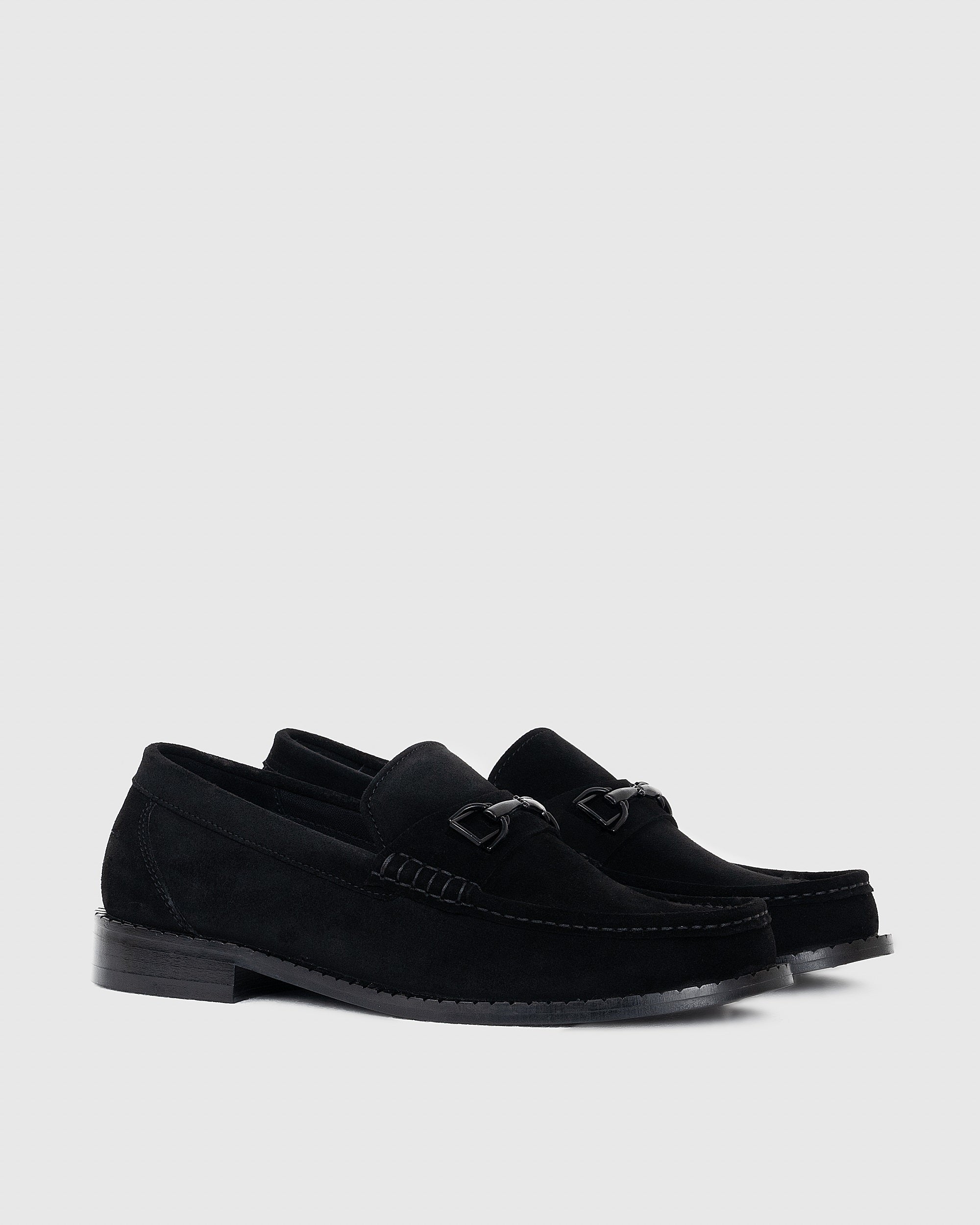 Black Suede Moccasin