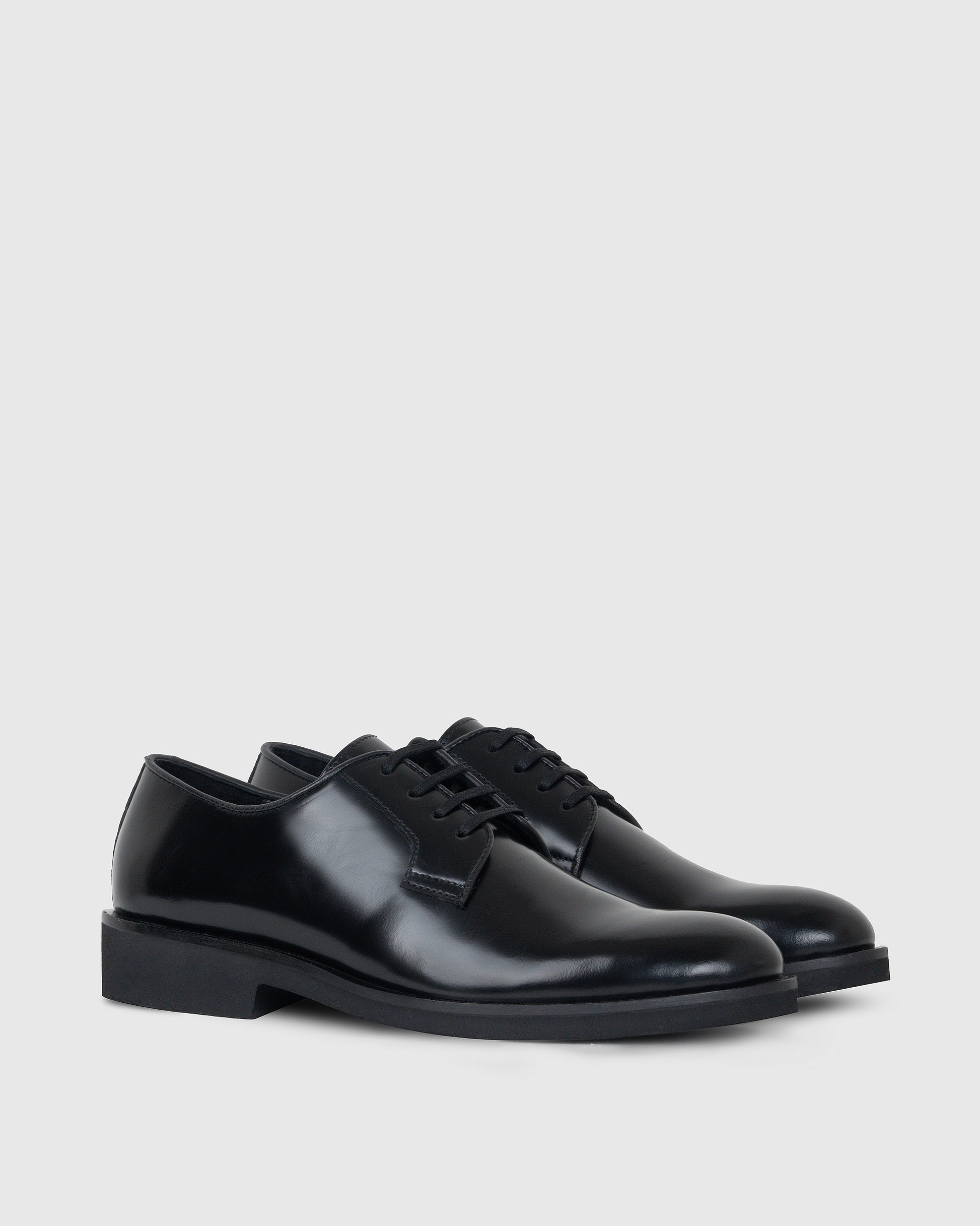 Black Calf Derby: Men's Black Derby Leather Shoes | MERC Black Calf Derby: Men's Black Derby Leather Shoes | MERC